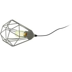 EGLO Tarbes tafellamp - E27 - Ø 17,5 cm - Grijs