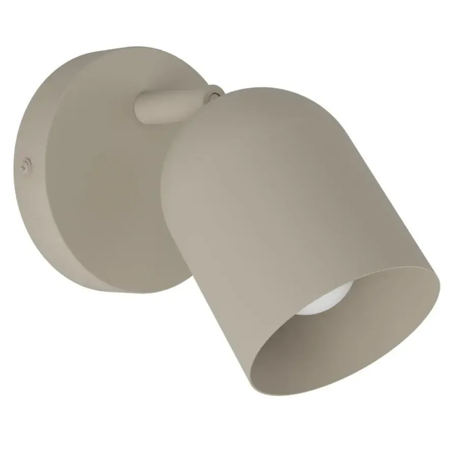 Spots-EGLO Tilston Spot - E14 - 12 cm - Zandkleur - Kantelbaar