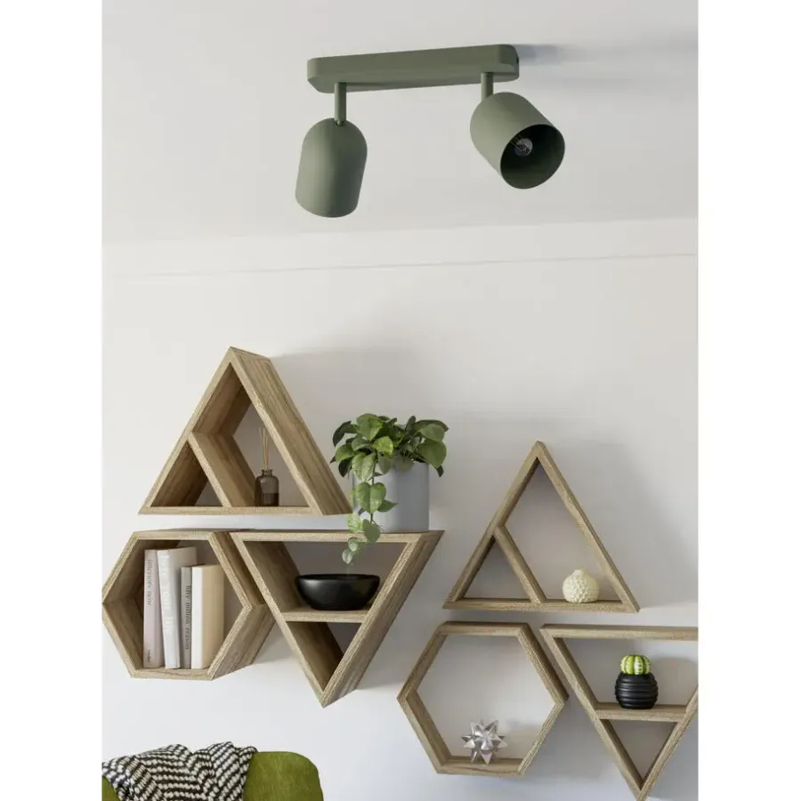 Spots-EGLO Tilston Spot - E14 - 28 cm - Groen - Kantelbaar