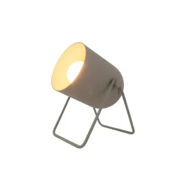 Tafellampen-EGLO Tilston Tafellamp - E14 - 14.5 cm - Zandkleur - Kantelbaar