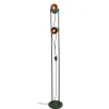 Staande Lampen-EGLO Tilston Vloerlamp - E14 - 142.5 cm - Groen - Kantelbaar