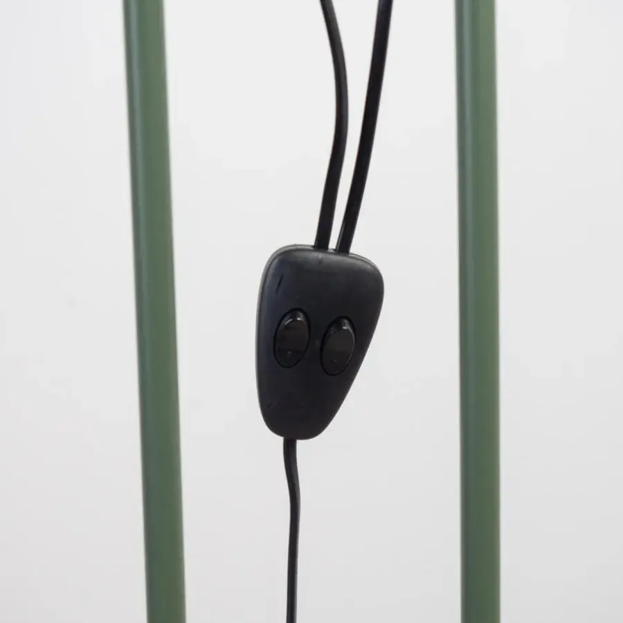 Staande Lampen-EGLO Tilston Vloerlamp - E14 - 142.5 cm - Groen - Kantelbaar