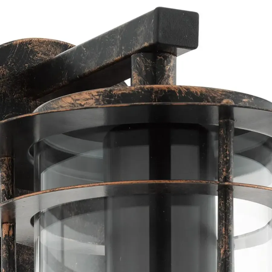 Wandlampen-EGLO Valdeo Wandlamp - E27 - 27,5 cm - Koper Antiek
