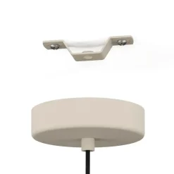 EGLO Valdiola Hanglamp - E27 - Ø 36 cm - Beige/Goud - Staal