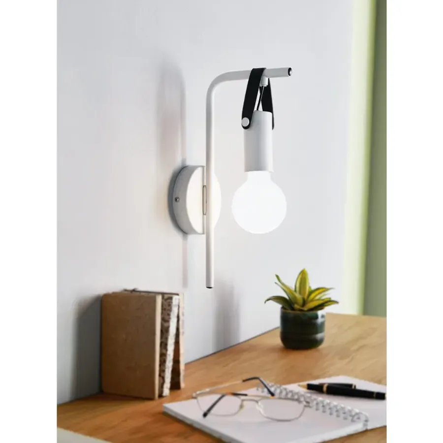 Wandlampen-EGLO wandlamp Apricale - grijs/zwart