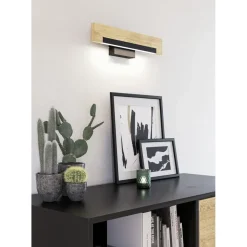 EGLO CamachoWandlamp-LED-44cm-Zwart/Bruin