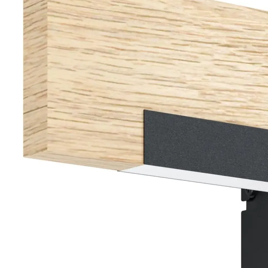 EGLO CamachoWandlamp-LED-44cm-Zwart/Bruin