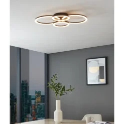 EGLO connect.z EGLOconnect.zParrapos-ZSmartPlafondlamp-61,5cm-Zwart/Wit