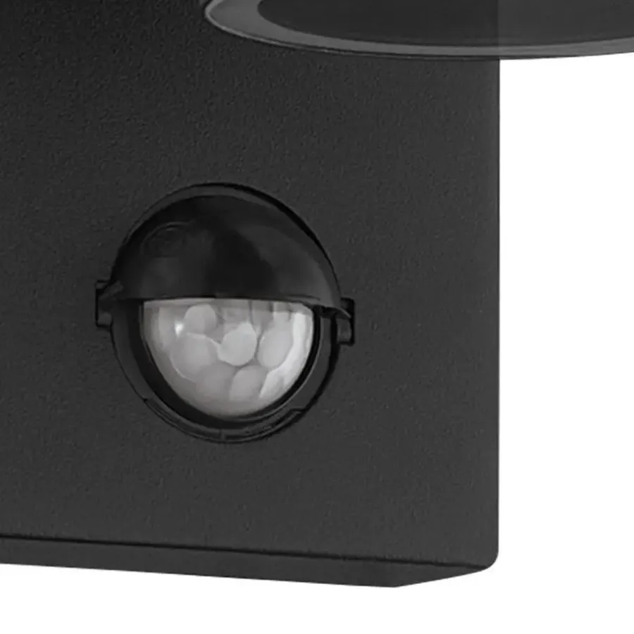 EGLO Riga5WandlampBuiten-Sensor-GU10-16,5cm-Sensor-Zwart