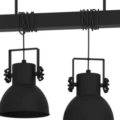 Hanglampen-EGLO ShirebrookHanglamp-E27-100cm-Zwart