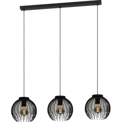 EGLO Venezuela-AHanglamp-E27-93,5cm-Zwart