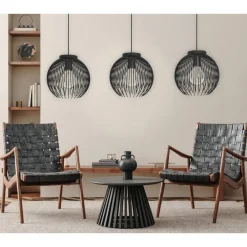 EGLO Venezuela-AHanglamp-E27-93,5cm-Zwart