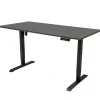 Zit-Sta-Bureaus-IVOL Elektrisch verstelbaar bureau - 180x80 cm - Single motor - Zwart / Antraciet