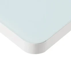 Zit-Sta-Bureaus-IVOL Elektrisch verstelbaar bureau / thuiswerkplek - 120x60 cm - Glas wit