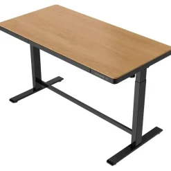 Bureaus-Euroseats Elektrisch verstelbaar bureau / thuiswerkplek - 140x70 cm - Whitewash eiken - Z