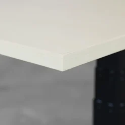 Sedero Elektrisch verstelbaar bureau - 140x80 cm - Single motor - Wit / Licht eiken