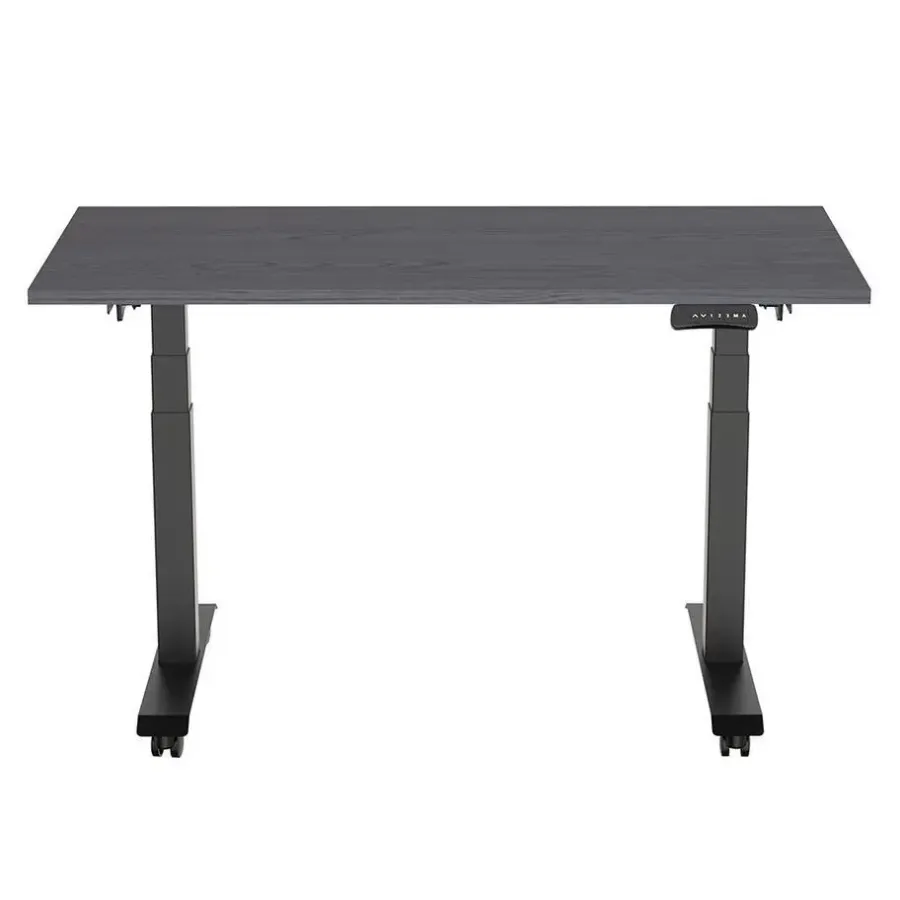 Euroseats Elektrisch verstelbaar, opklapbaar en verrijdbaar bureau - 180x80 cm - Zwart