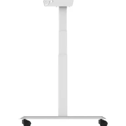 Zit-Sta-Bureaus-Euroseats Elektrisch verstelbaar, opklapbaar en verrijdbaar bureau - 180x80 cm - Wit fram