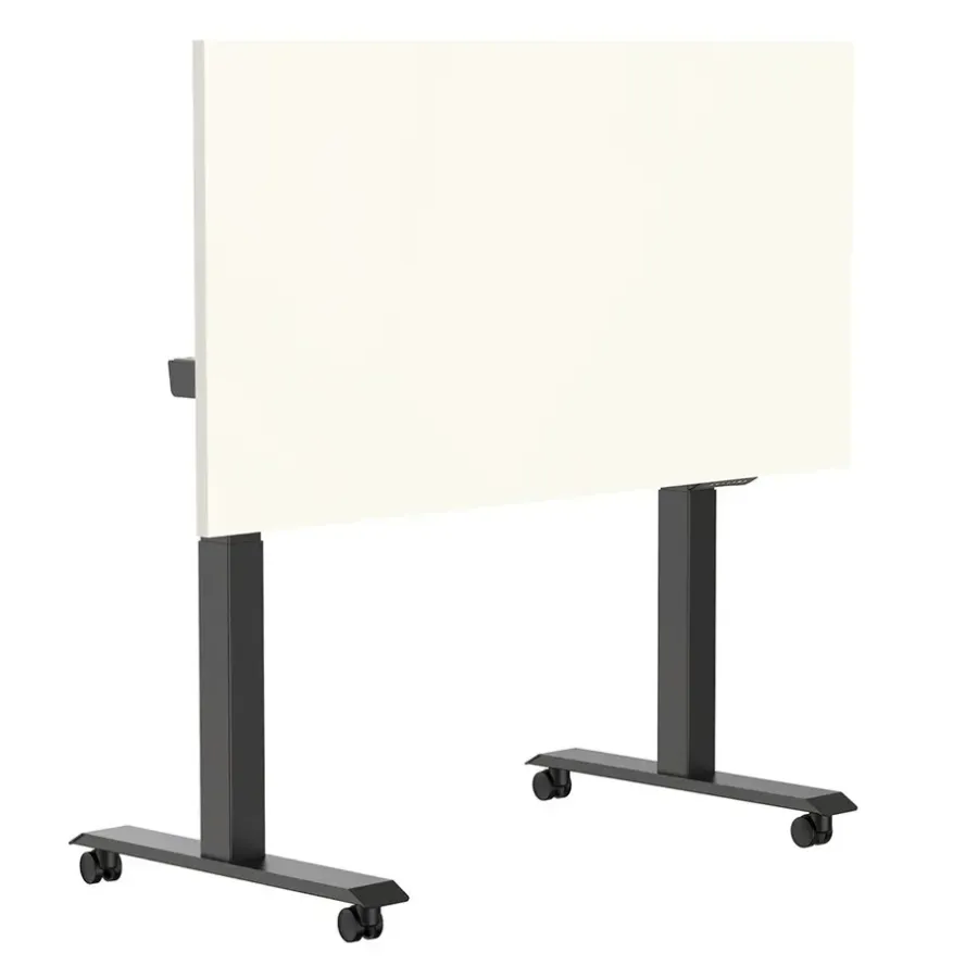 Bureaus-Euroseats Elektrisch verstelbaar, opklapbaar en verrijdbaar bureau - 180x80 cm - Zwart