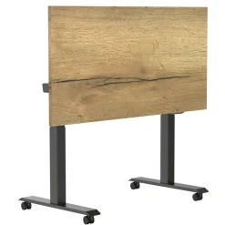 Euroseats Elektrisch verstelbaar, opklapbaar en verrijdbaar bureau - 180x80 cm - Zwart