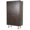 Wandkasten-Eleonora wandkast Remi 2-drs. bruin - 45x96x58 cm