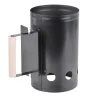 Barbecues En Accessoires-Elite BBQ briketten/houtskool starter - metaal - houten handvat - 27 cm