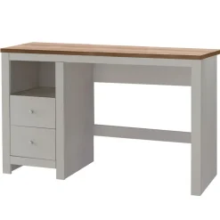 Bureaus-Loft24 Emerald - Bureau 2-deurs in crème eiken spaanplaat