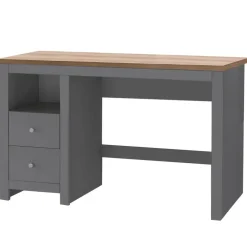 Loft24 Emerald - Bureau grijs eiken 2-deurs spaanplaat