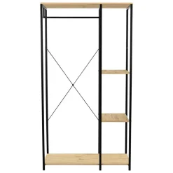 Emob Exclusive Emob Design Kledingrek Alizee - 90x40x167cm - met kledingroede & 2 legplanken