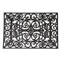 Deurmatten-Esschert Design Deurmat - klassiek patroon - 70 x 40 cm - rubber