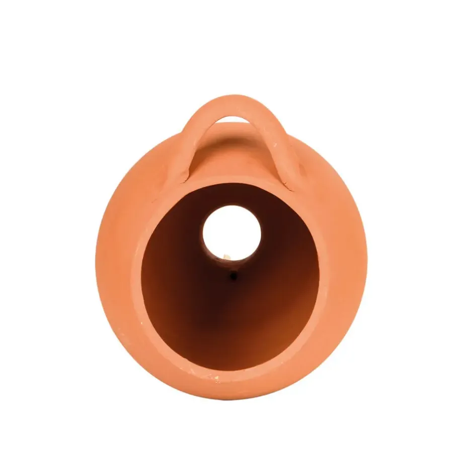 Tuindecoratie-Esschert Design Vogelhuisje - mussen en mezen - pot - 17 cm