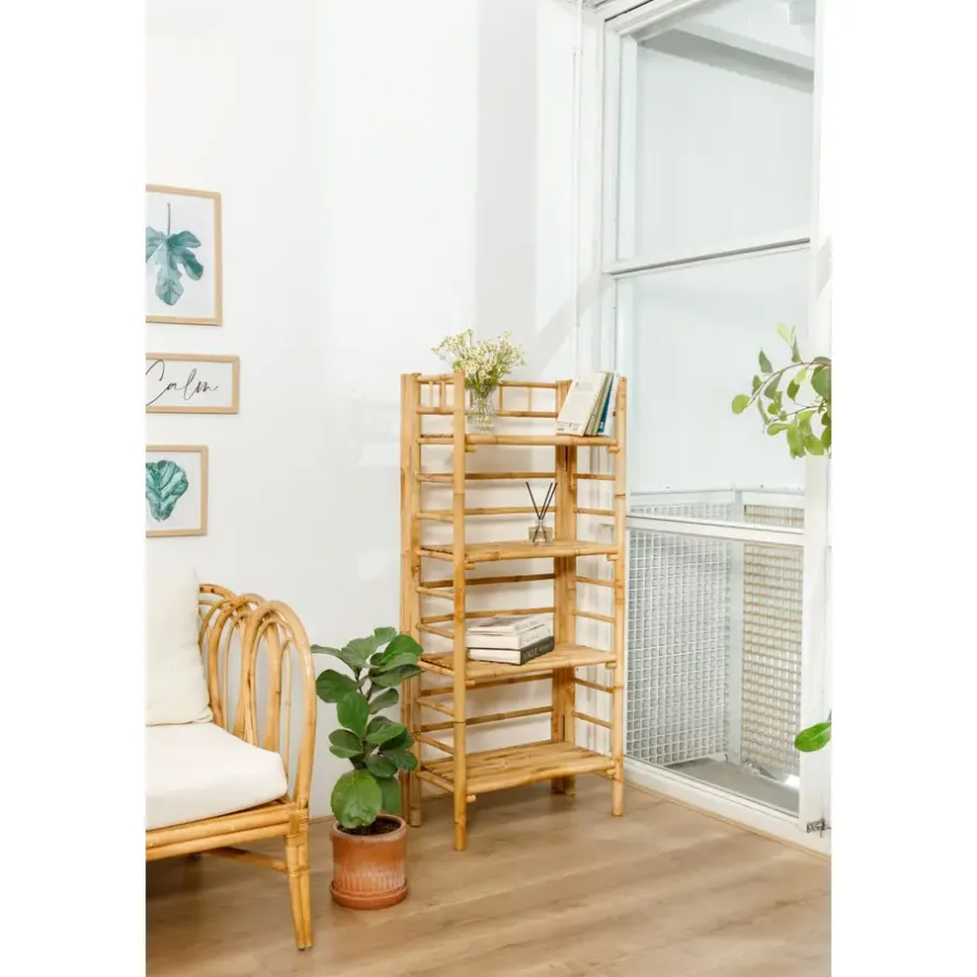 Boekenkasten|Boekenkasten-Nordlys Etagère van bamboehout