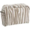 Leen Bakker Etui Streep - beige - 23x30x10 cm