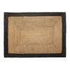 Jute Vloerkleden-Eva Interior Eva Interieur Vloerkleed Jute - Naturel/Antraciet - 140x190