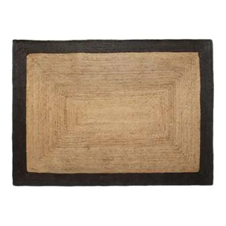 Eva Interior Eva Interieur Vloerkleed Jute - Naturel/Antraciet - 160x230