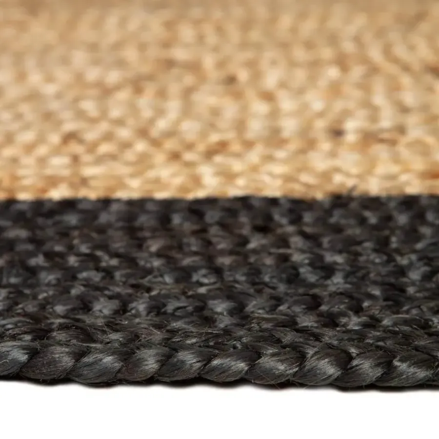 Eva Interior Eva Interieur Vloerkleed Jute - Naturel/Antraciet - 160x230