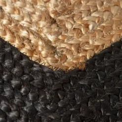 Jute Vloerkleden-Eva Interior Eva Interieur Vloerkleed Jute - Naturel/Antraciet - 190x290