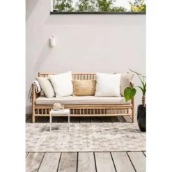 Eva Interior Buiten vloerkleed Frost - Bruin/Wit - 200x290 cm