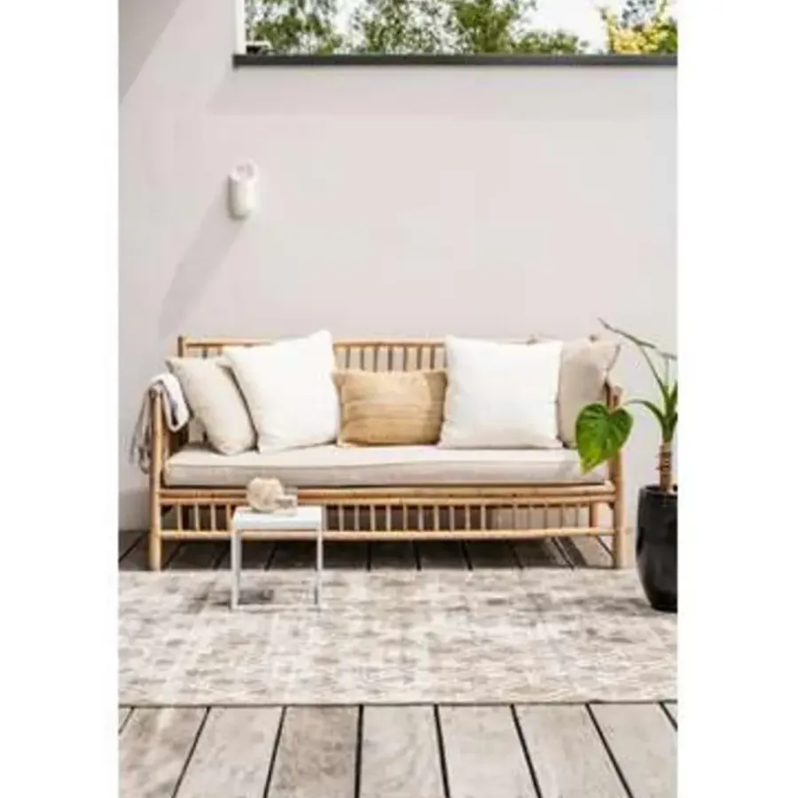 Eva Interior Buiten vloerkleed Frost - Bruin/Wit - 200x290 cm