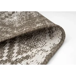 Eva Interior Buiten vloerkleed Frost - Bruin/Wit - 200x290 cm