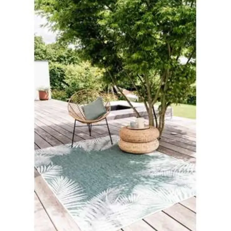 Buiten Vloerkleden|Buiten Vloerkleden-Eva Interior Buiten vloerkleed - Leaf - Groen - 160x230 cm