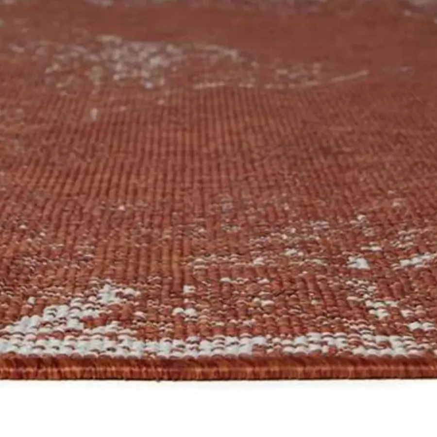 Buiten Vloerkleden|Buiten Vloerkleden-Eva Interior Buiten vloerkleed - Sage - Roest - 240x340 cm