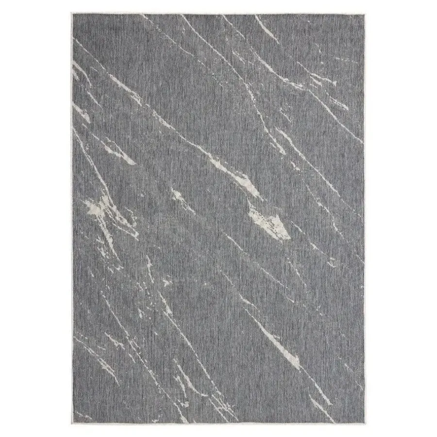 Eva Interior Buitenkleed Marble grijs/wit - 290 x 200 cm