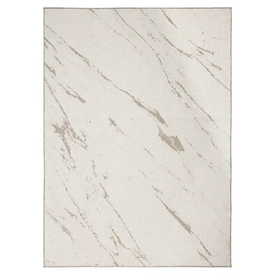Eva Interior Buitenkleed Marble naturel/wit - 290 x 200 cm