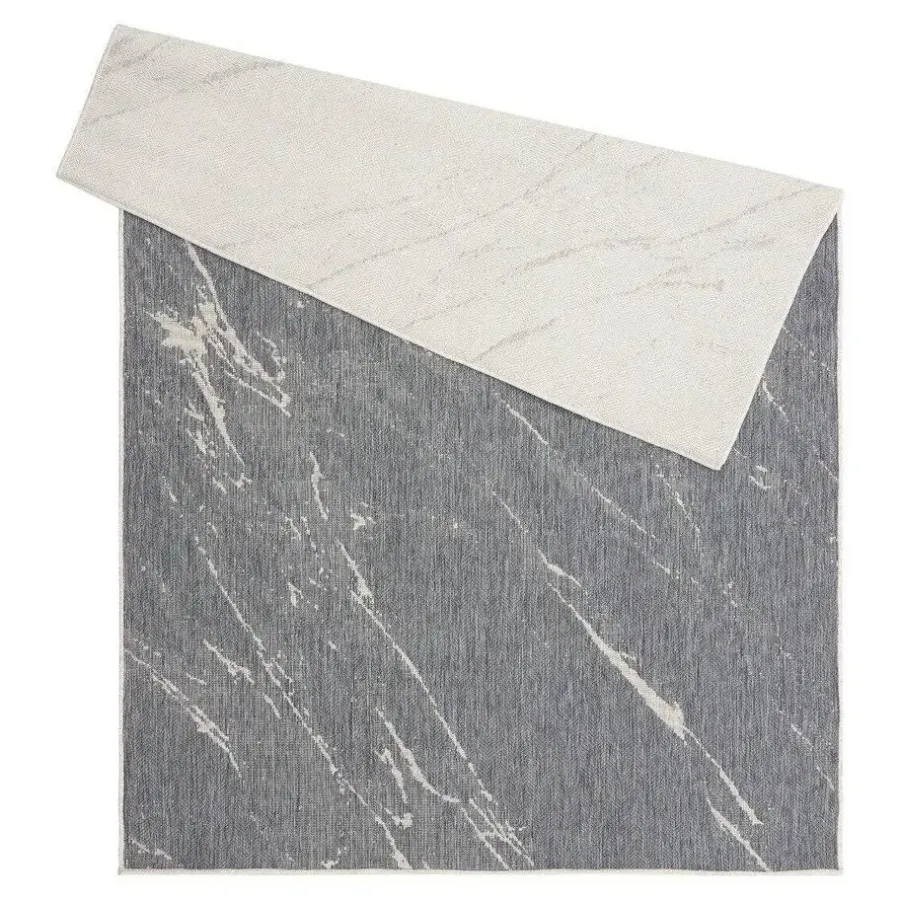 Eva Interior Buitenkleed Marble grijs/wit - 230 x 160 cm