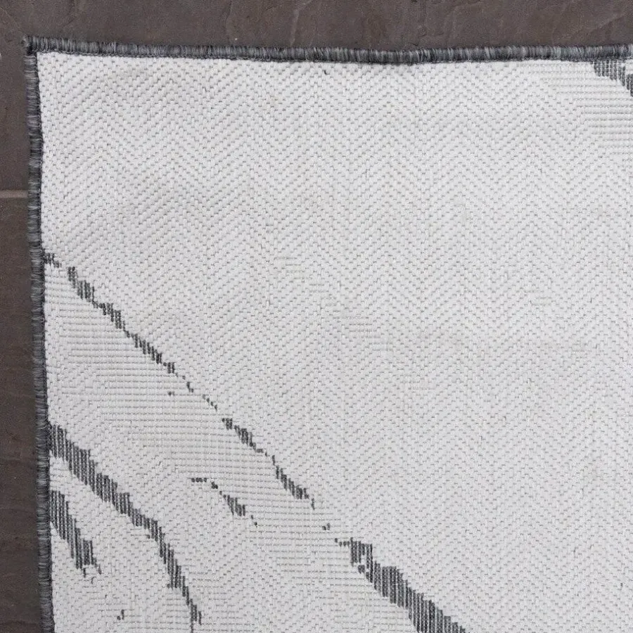Eva Interior Buitenkleed Marble grijs/wit - 230 x 160 cm