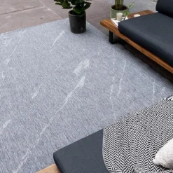 Eva Interior Buitenkleed Marble grijs/wit - 230 x 160 cm