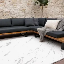 Eva Interior Buitenkleed Marble grijs/wit - 230 x 160 cm