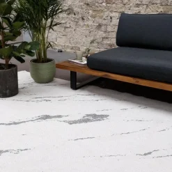 Eva Interior Buitenkleed Marble grijs/wit - 230 x 160 cm