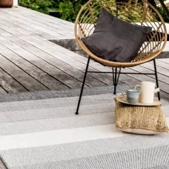 Eva Interior Buitenkleed Zwart Boa 240 x 340 cm